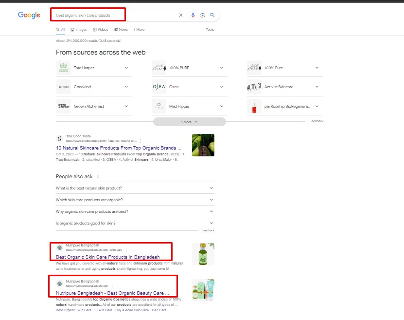 Nutripure Bangladesh E-Commerce SEO Case Study